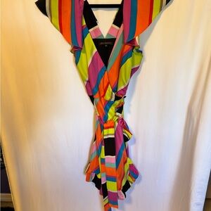 Betsey Johnson Multicolor Striped Dress
